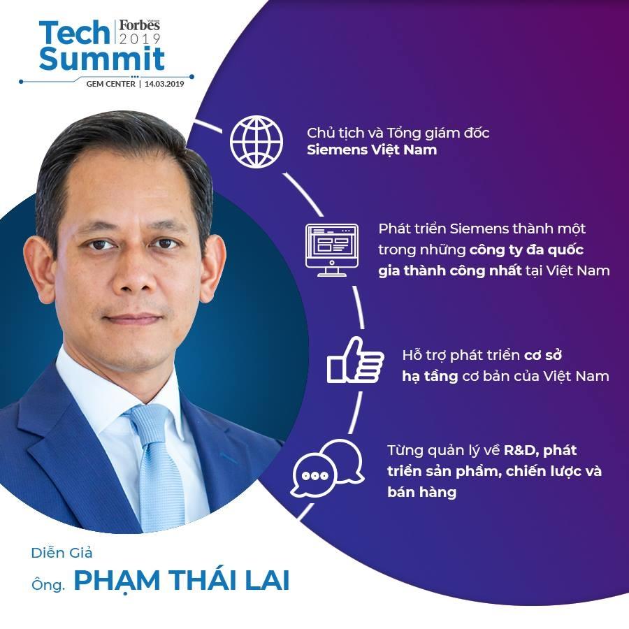 Ông Phạm Thái Lai - Chủ tịch và Tổng Giám Đốc Siemens Việt Nam