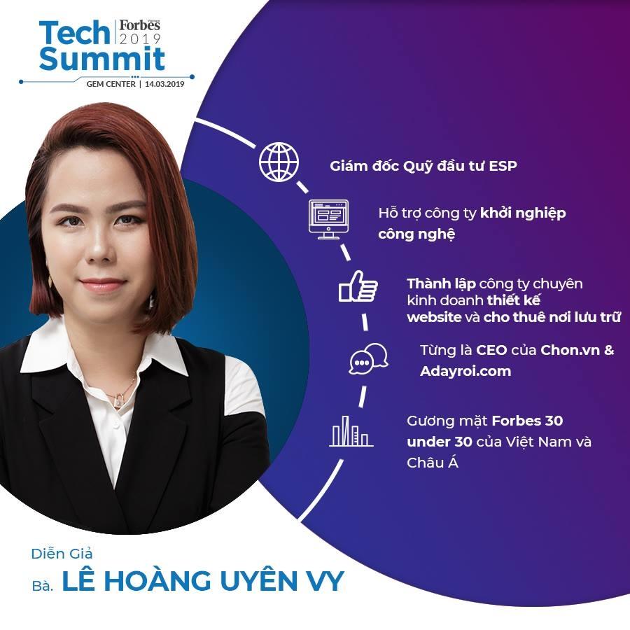 Bà Lê Hoàng Uyên Vy - Giám đốc Quỹ đầu tư ESP